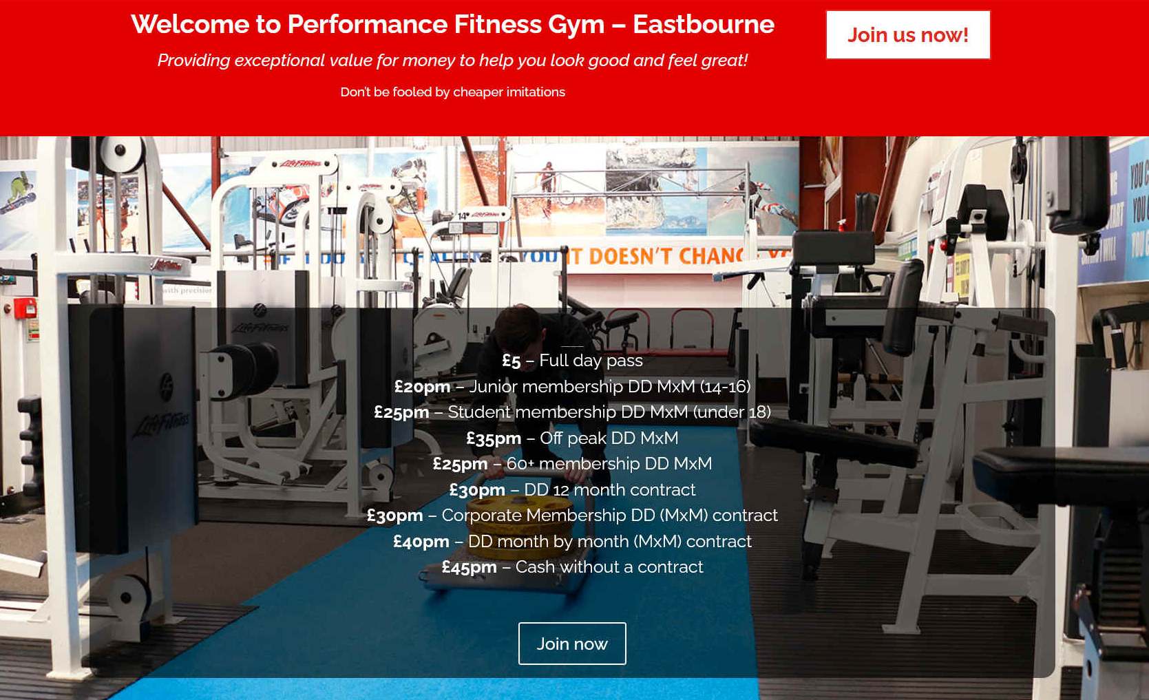 Performance Fitness Gym, Eastbourne, near Tesco roundabout, Lottbridge Drove